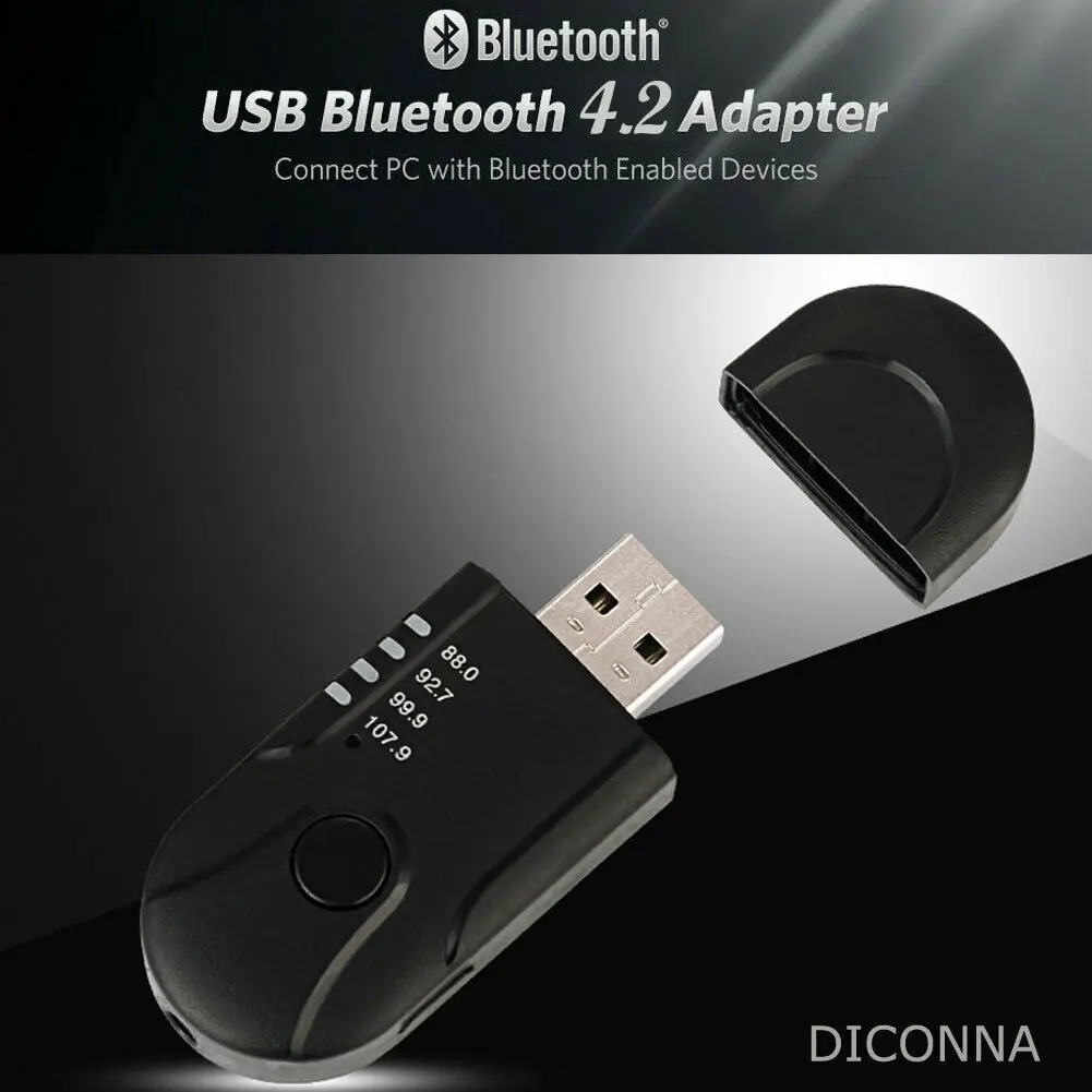 USB Bluetooth 4 2 аудио адаптер беспроводной сетевой приемник для рабочего стола музыка
