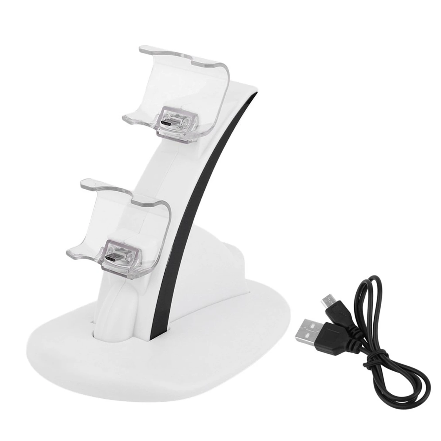

Led Micro-Dual Controller Holder Charger 2 Led Micro-Usb Handle Fast Charging Dock Station Stand Charger For Ps4 Controller