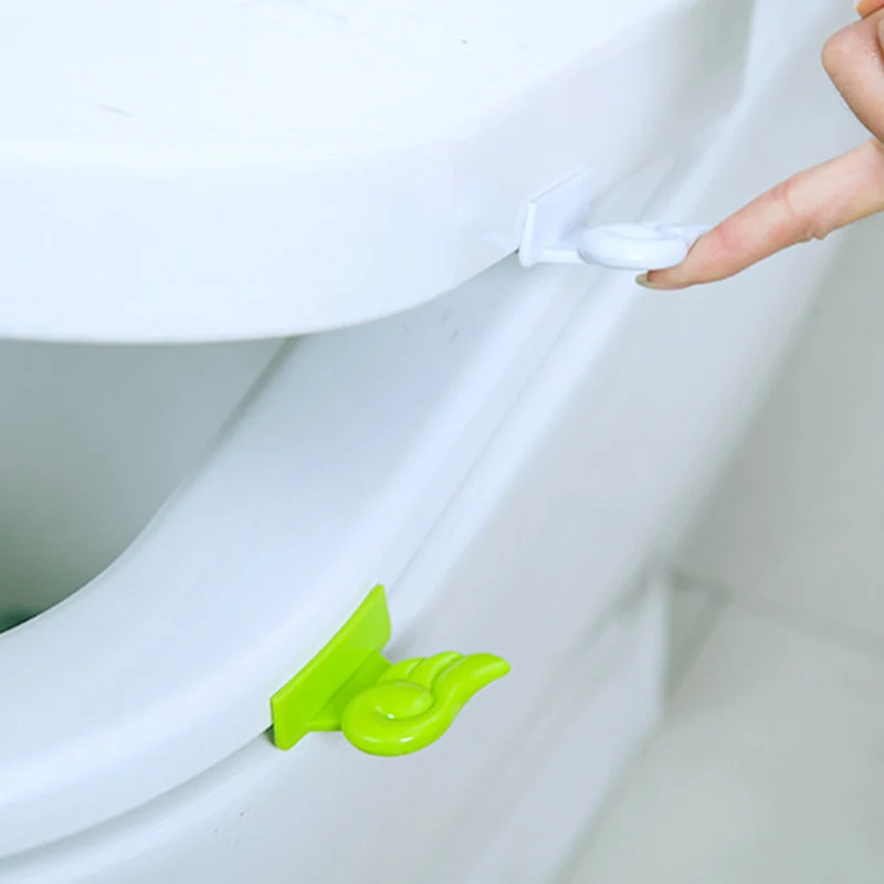 Принадлежности для ванной комнаты не грязные руки Крыло ангела крышка Туалет аксессуары 1 шт., чтобы избежать крышка туалета подъемное устройство