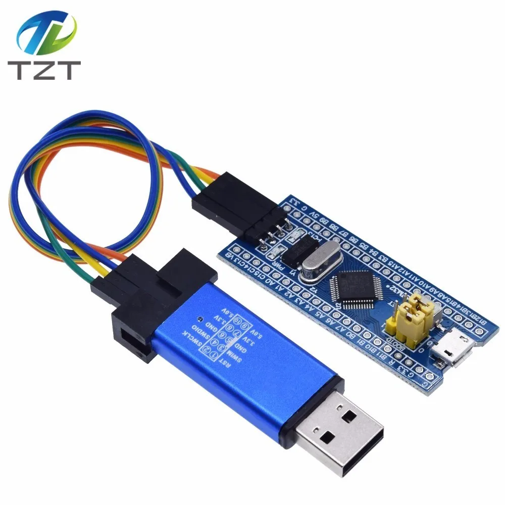 ST LINK Stlink Link V2 Mini STM8 STM32 симулятор загрузки программирования с крышкой кабель DuPont
