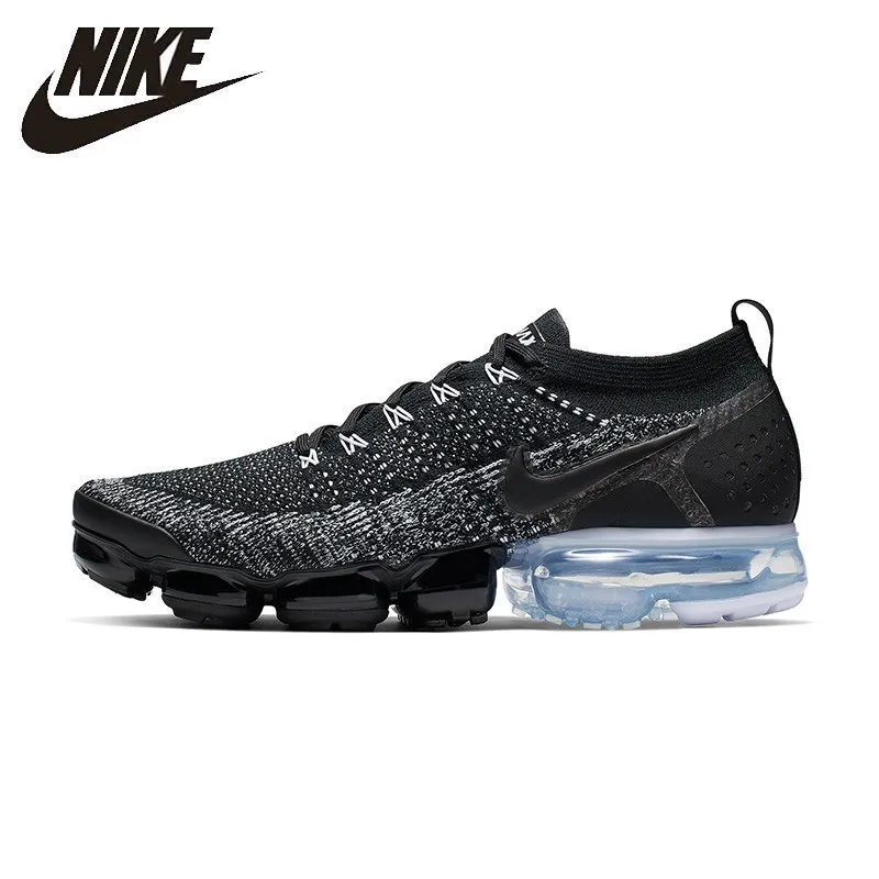 Nike Official Air Vapormax Flyknit 2 Man Air Cushion Sneakers Shock Absorption Lithe Sneakers 942842
