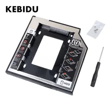 KEBIDU Универсальный 2-й SATA к SATA HDD носитель 9,5 мм для ноутбука ODD Optibay для 9 мм 9,5 мм nclosure Bay SSD чехол жесткий диск