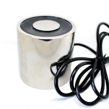 

Large suction 100KG 65/60 DC 6V 24V 36V 12V Solenoid Sucker Holding Electric Magnet Lifting Electromagnet Non-standard custom