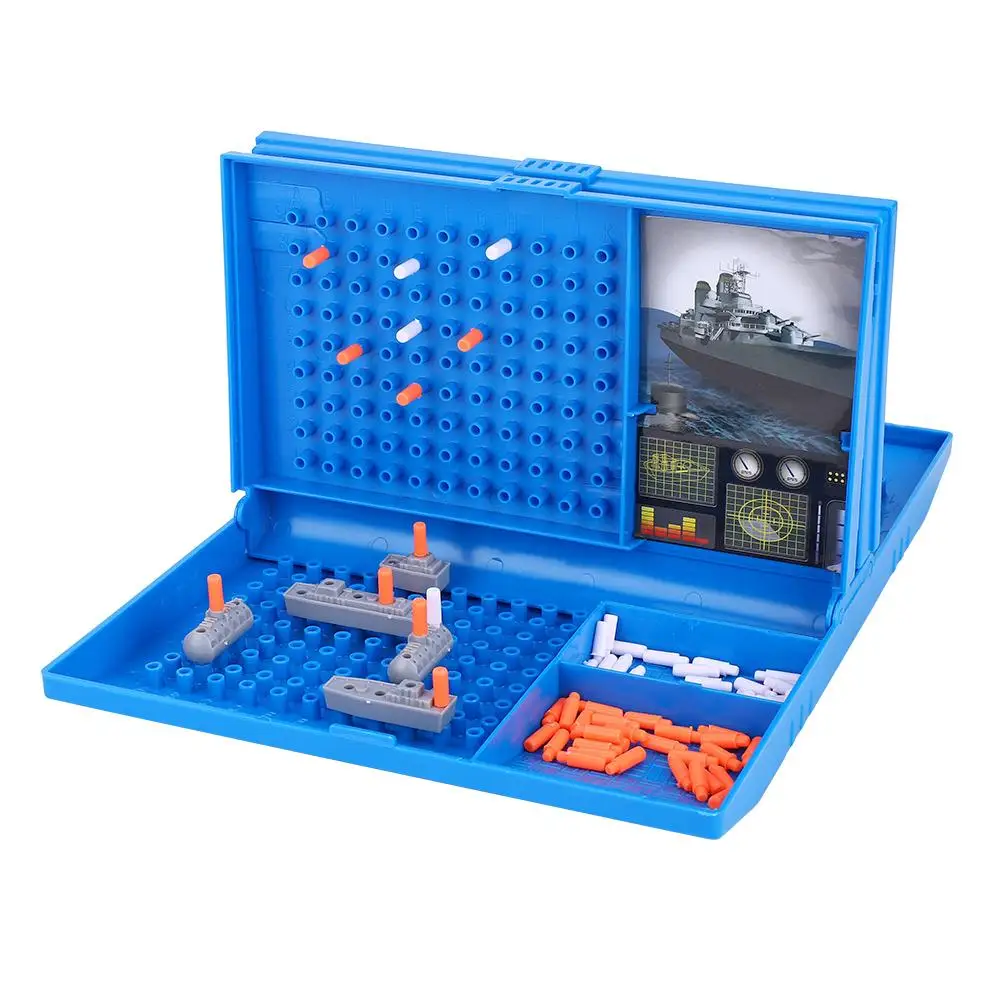 

Durable ABS Sea Battle Head to Head Strategy Board Game for Parents and Children Kids Family Intellectual Education Puzzle Toys