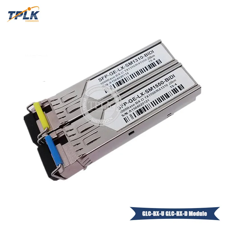 2019 флейта 1000 Гбит/с звена базовый модуль 20 км LC/SC 1310nm/1550nm SFP WDM|Оптоволоконное