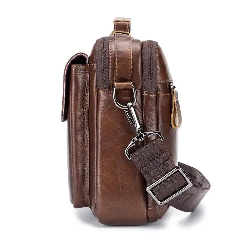 خمر جلد طبيعي حقائب الأعمال الرجال عارضة الكتف Crossbody حقيبة الذكور حقائب حقيبة ساع sac بالجملة