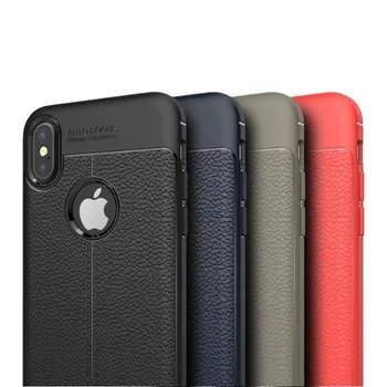 

Wholesale Auto Focus Leather Litchi pattern Rugged Armor TPU Case Cover for Iphone X XR XS XS MAX 6s 7 6 7 8 PLUS 1000pcs/lo