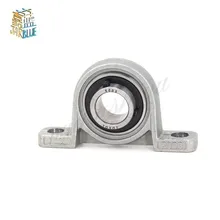 Roulement à billes en alliage de Zinc, diamètre 8mm 10mm 12mm 15mm 17mm 20mm, Support monté sur le bloc d'oreiller KP08 KP000 KP001 KP003, 1 pièce
