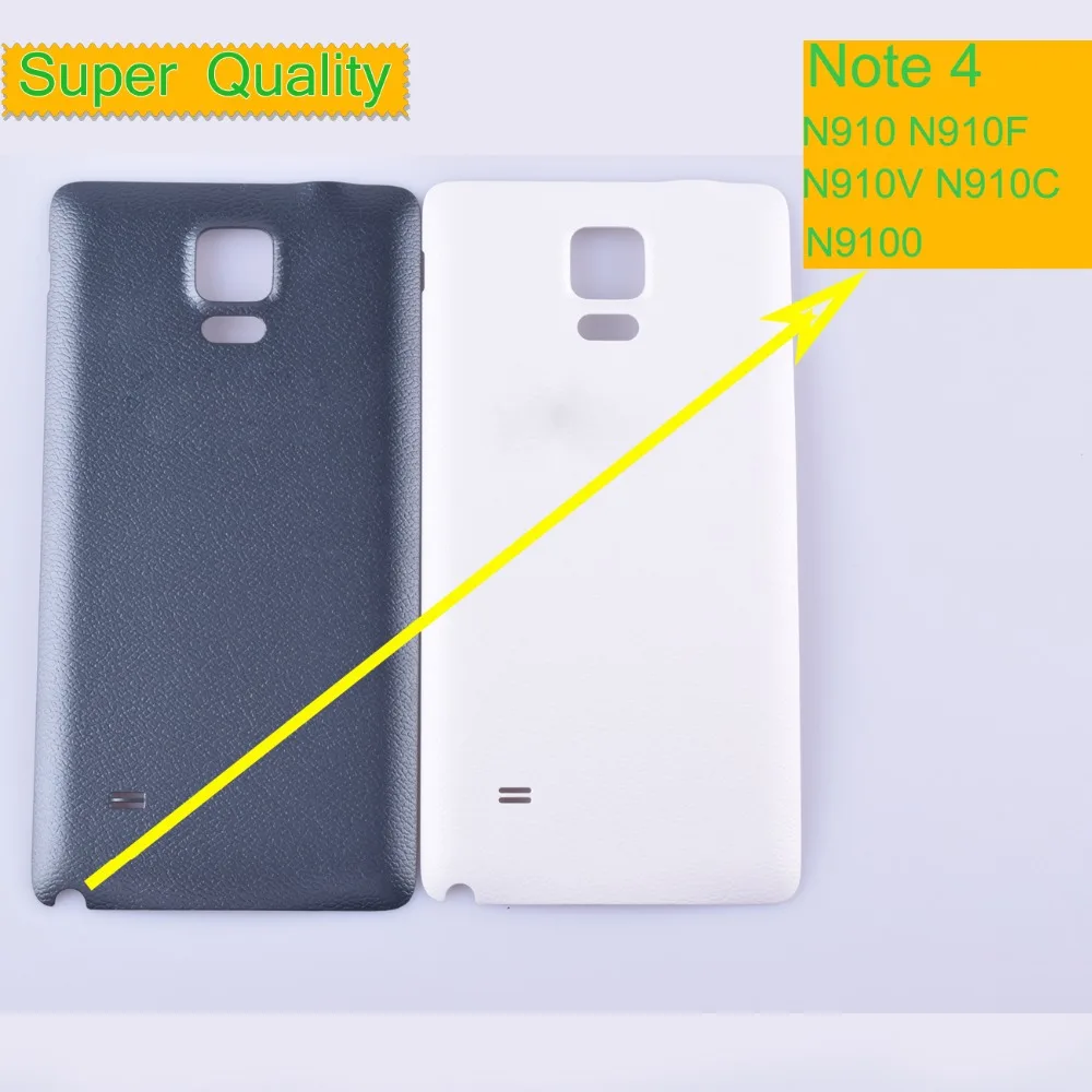 10 шт. для Samsung Galaxy Note 4 Note4 N910 N910F N910V N910C N910P N9100 Крышка батарейного отсека задняя