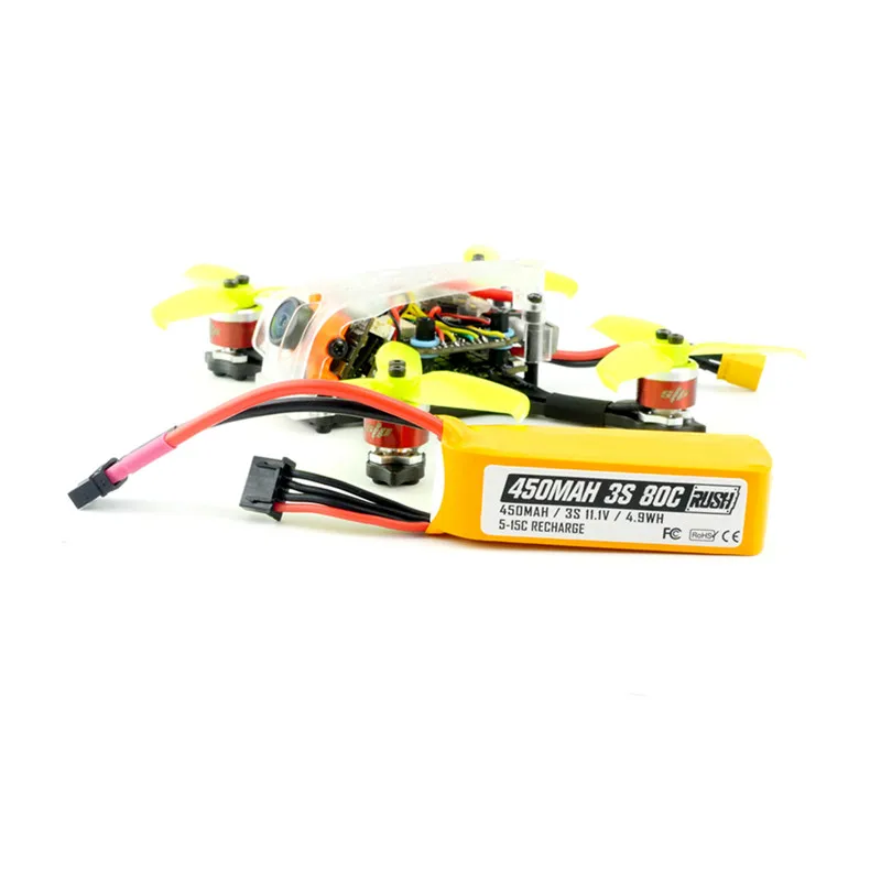Высокое качество RUSH 3S 11 1 V 450mAh 80C V2.0 Lipo батарея JST вилка для радиоуправляемого