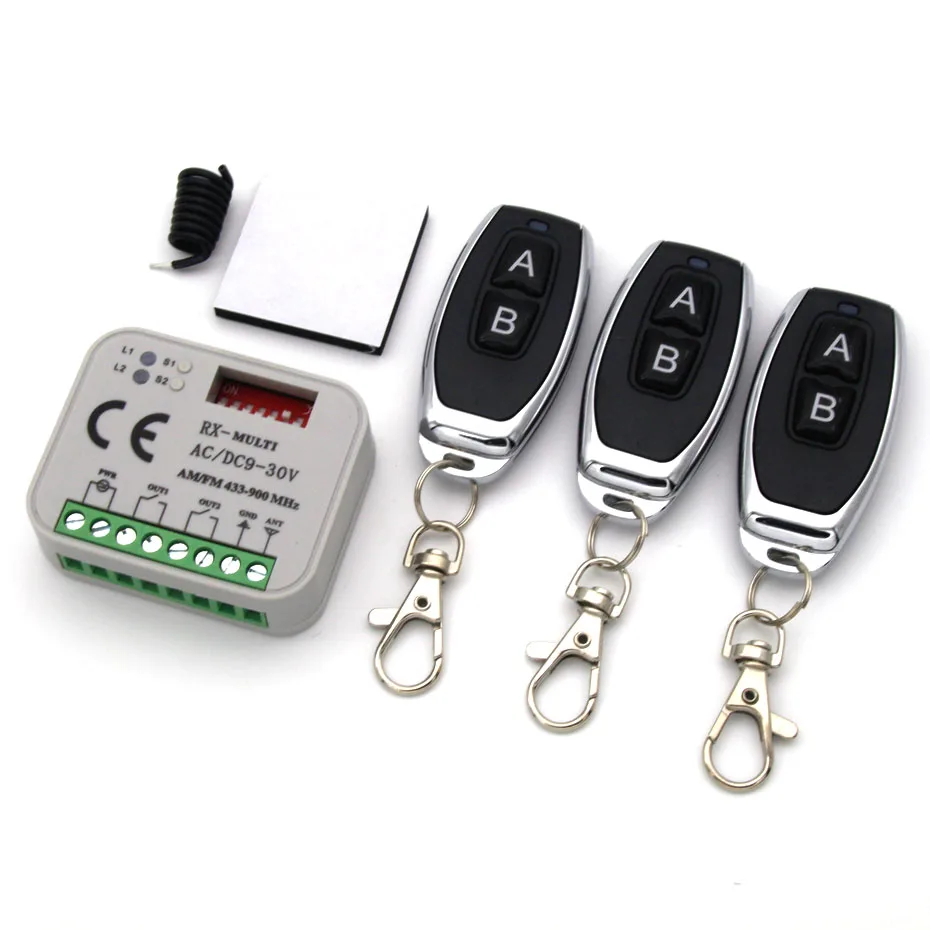 

Universal electric garage door controller receiver 433.92 to 900 MHz CAME SOMMER FAAC 868.3 MHz door receiver controller
