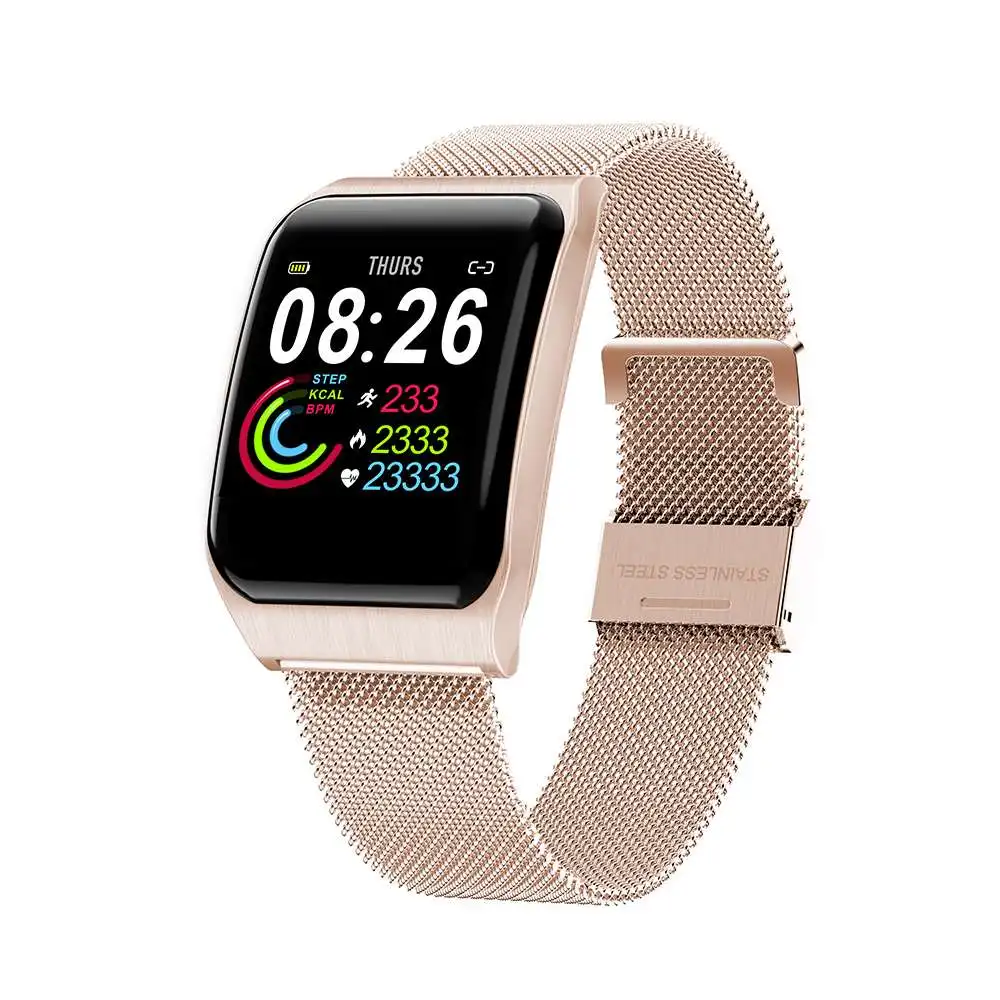 

2019 New F9 Custom Dial Big Screen Display Smart Watch Wristband 24-Hour Heart Rate Blood Pressure Monitor IP68 Sport Fitness