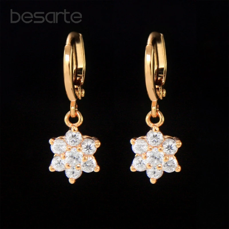 

Серьги женские, золотые, длинные, E2552