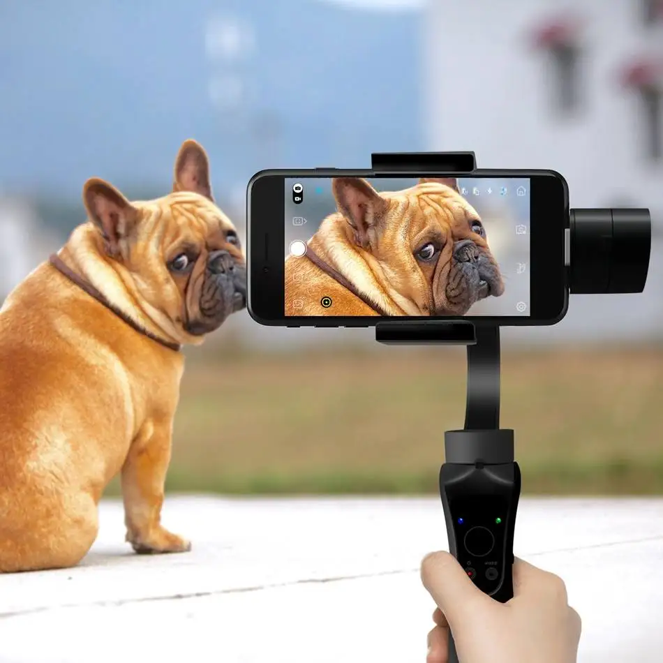 Высокое качество 3 осевой Карманный шарнирный стабилизатор для камеры GoPro Bluetooth APP