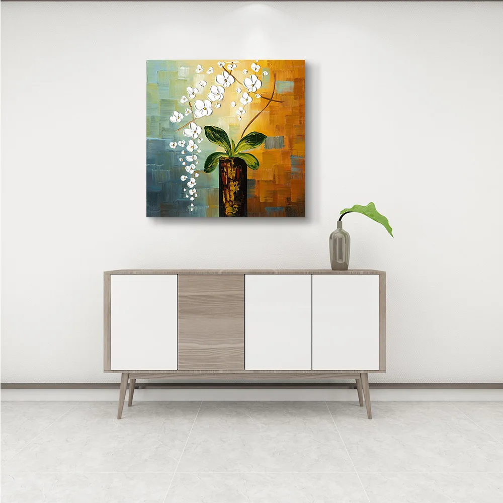 

Flower Framed Picture DIY Painting Canvas Painting & Calligraphy Home Decoration For Living Room Wall Art Poster
