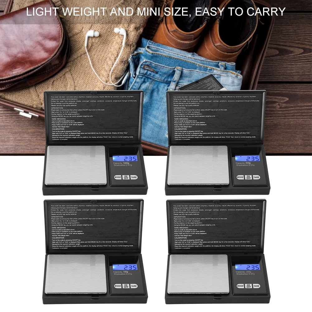 

Professional Mini Jewelry Digital Scale Portable Electronic Pocket Digital Jewelry Accurate Scale with Digital Display Jewelers