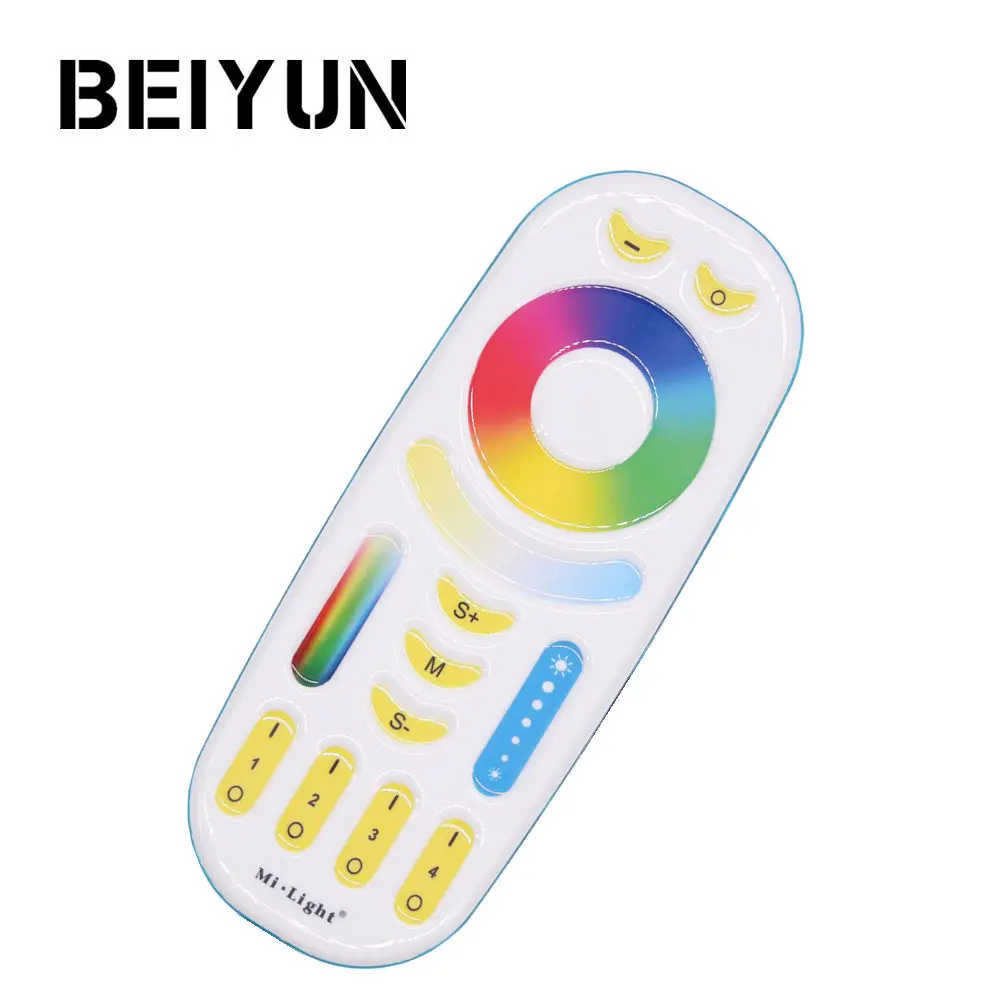 

Mi Light 2.4GHz RGBWW RGB+CCT Remote controller 2 in 1 Full touch 4-zone group control for RGB+CCT led lamp bulb series