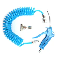Автомобильная вытяжка продувочный пистолет и 5 м переустановка Шланга гибкий шланг грузовик с пылью очищающий шланг ЕС вилка