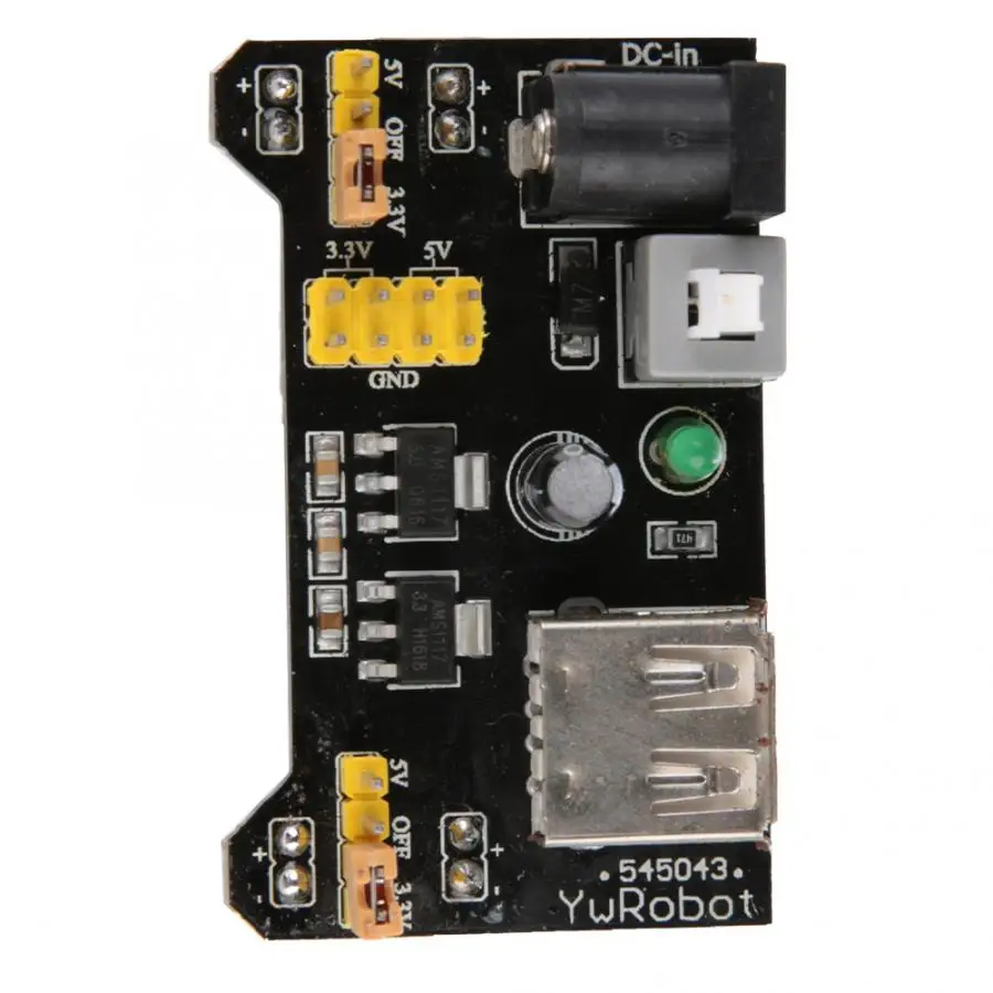 

volt power supply 2pcs Breadboard Power Supply Board MB-102 5V 3.3V Switch Power Supply Module