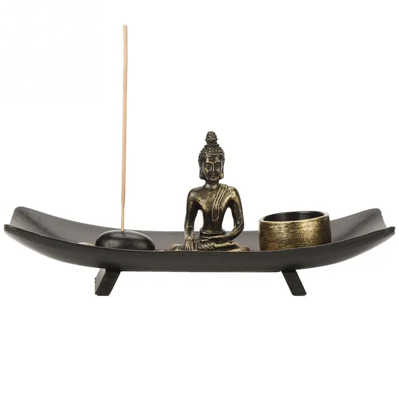 1 комплект дзен сад Релакс буддизм подсвечник ладан держатель предметы интерьера ладан горелка для украшения дома подарок