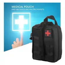 Тактический медицинская сумка 600D прочный нейлон MOLLE ремни сумка первой помощи для тактического чрезвычайных ситуаций для выживания, медицинская сумка