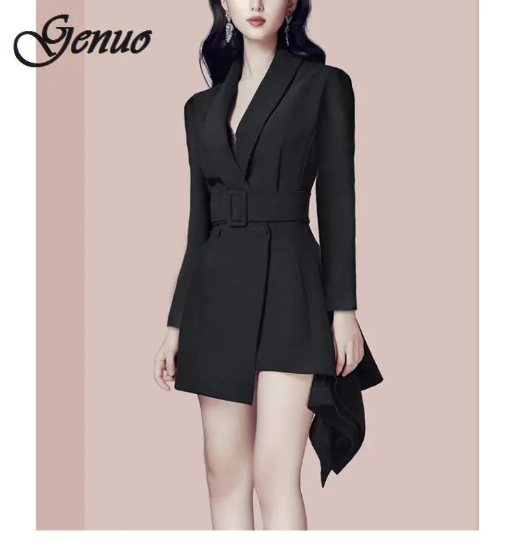 

Autumn New Pattern Small Suit Woman Korean Long Sleeve Thin All-match Loose Coat female balazer