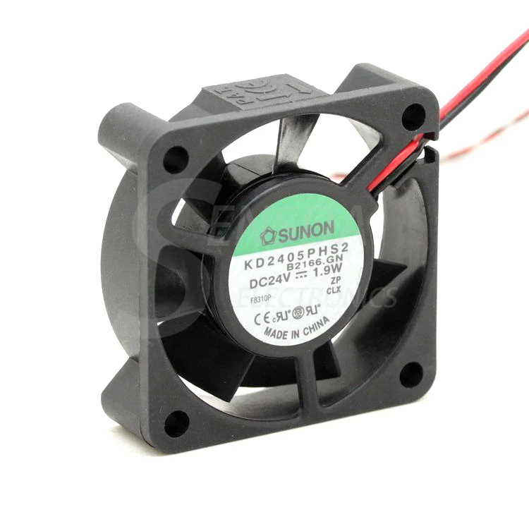 SUNON kd2405phs2 DC24V 1.9 Вт 2-провод 52 х 52 х 15 мм сервер инвертор осевой промышленных вентилятор охлаждения Cooler