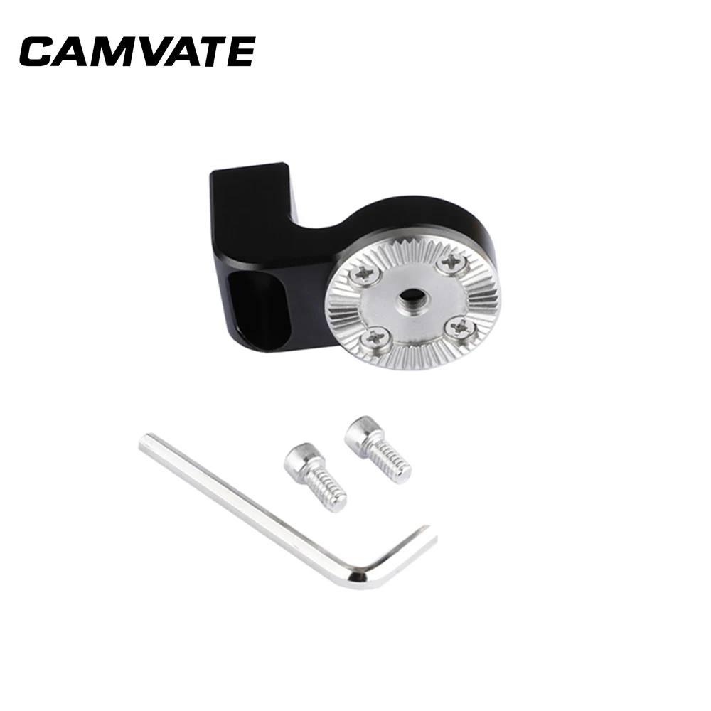 Адаптер с внутренней резьбой CAMVATE ARRI Rosette M6 резьбовыми отверстиями 1/4 20 для L