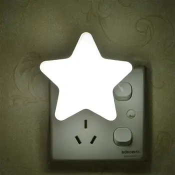 

Smart Light Sensor Star-shape LED Bed Light Night Lamp Home Office Decoration Gift-30