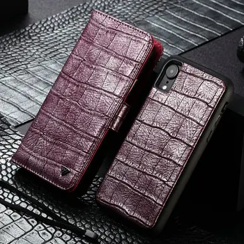 

WHATIF 2 in 1 Detachable Wallet Case for iPhone X Xr Xs Max Card Slots Luxury Leather Phone Case for iPhone 6 6s 7 8 plus Coque