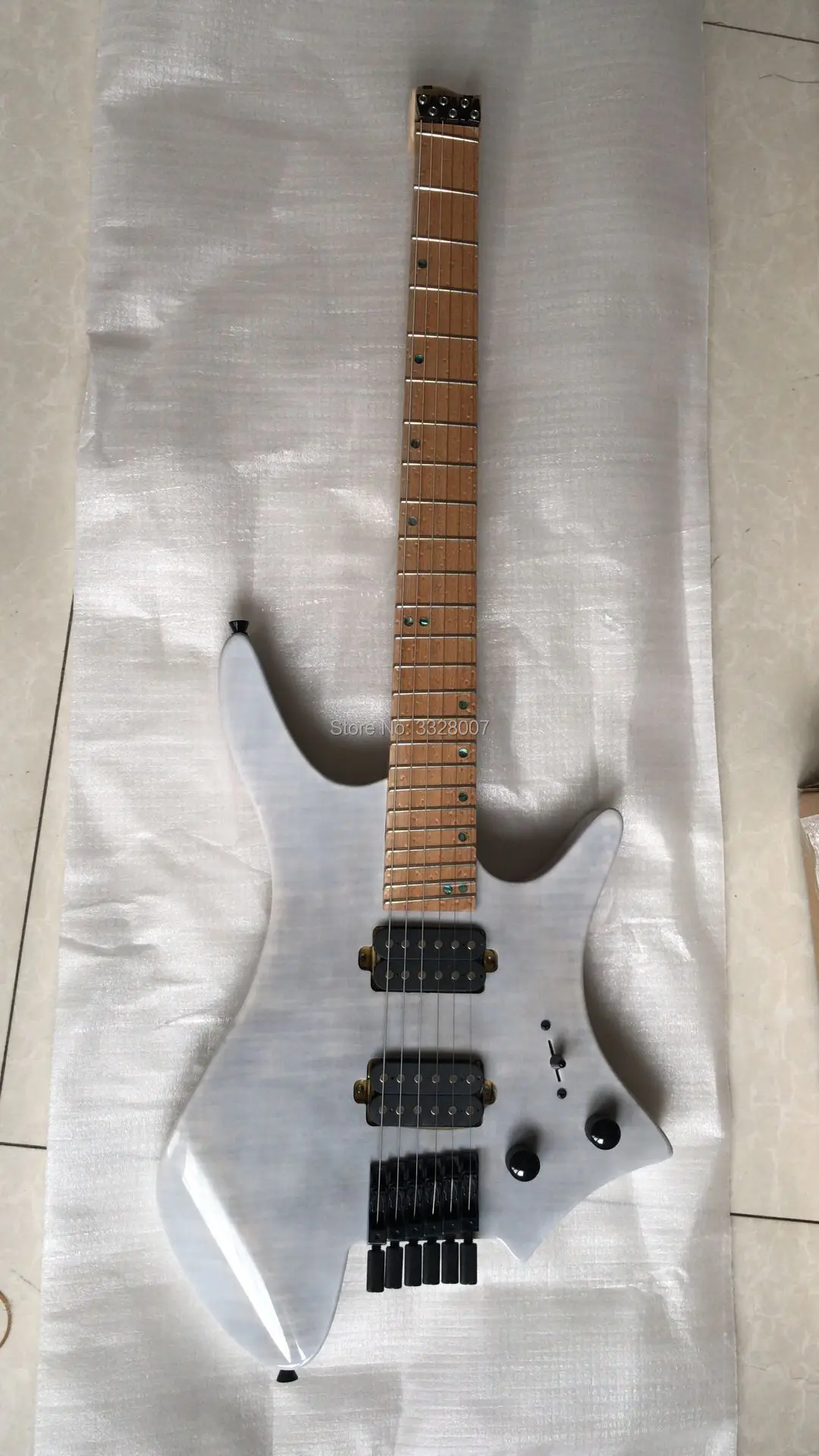 

custom shop;multi scale guitar;Strandberg Boden OS 6 ;fanned frets;birds eye maple fretboard;free shipping