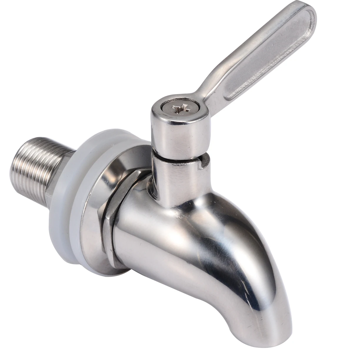 Kegerator Tower Keg Tower Stainless Steel Beer Tower Dispenser Beer Tap Faucet Kegerator Parts Beer Tap Tower Kegerator Tap Kit Spring Pre Installed