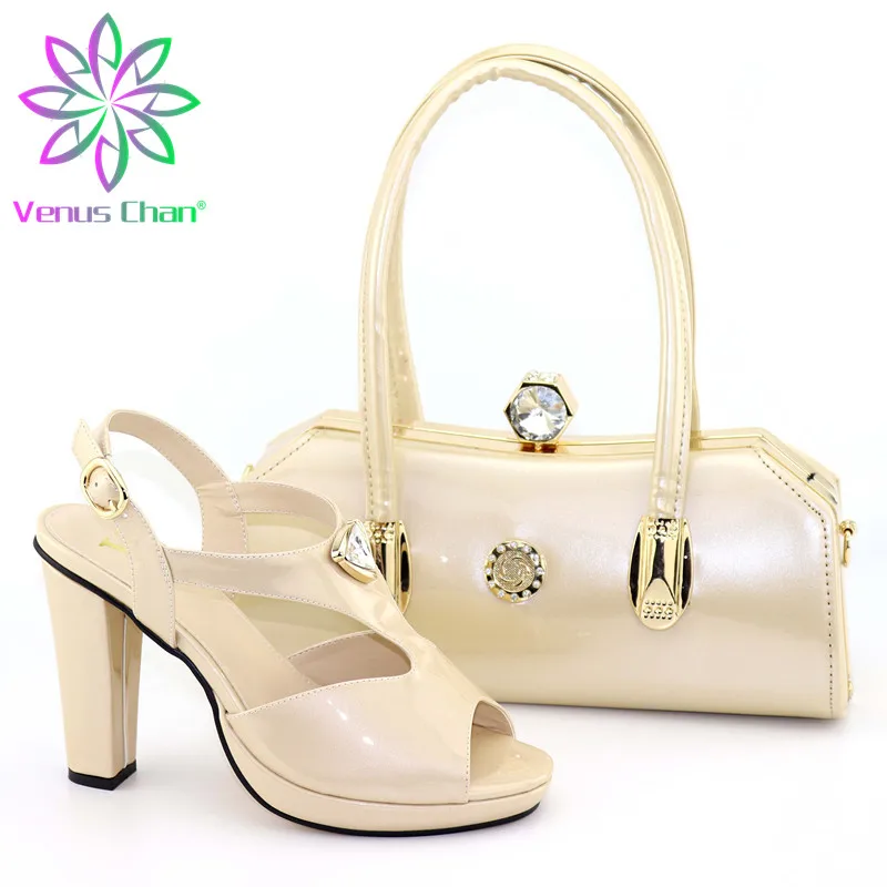 shoes and clutch bags to match
