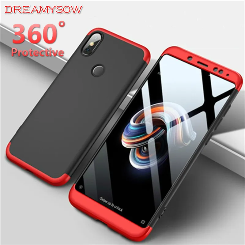 

360 Full Protective PC Phone Case for Xiaomi MI 8 8SE 6X A2 5X A1 Max3 Pocophone F1 Case For Redmi 6A 6 Note 7 6 5 pro S2 Cover