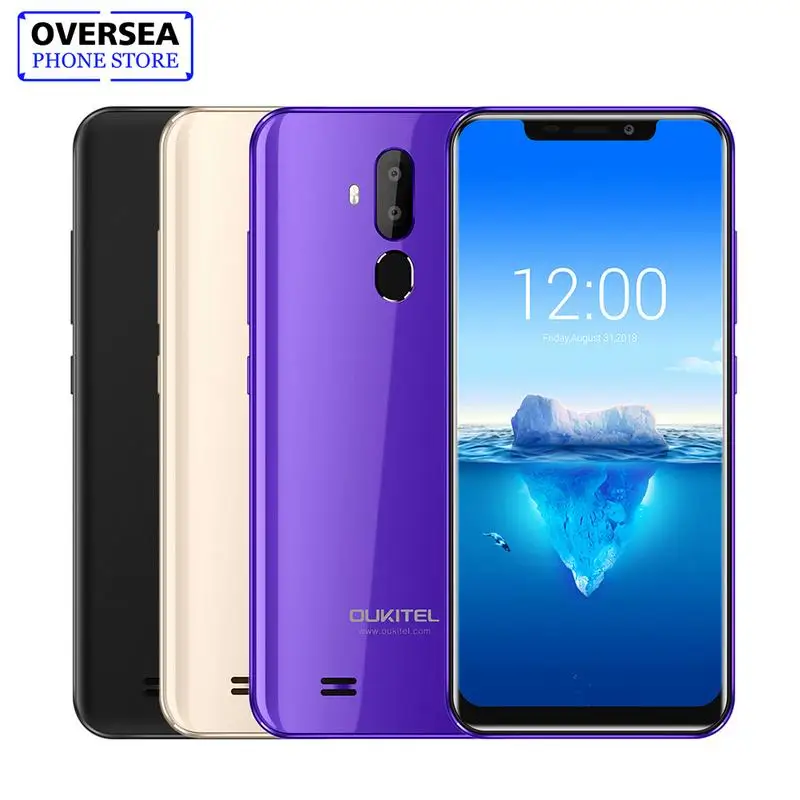 Oukitel C12 Pro 4G 6,18 "Android 8,1 Face ID 2 ГБ Оперативная память 16 ГБ Встроенная память 3300 мАч мобильного телефона MT6739 4 ядра смартфон с отпечатками пальцев