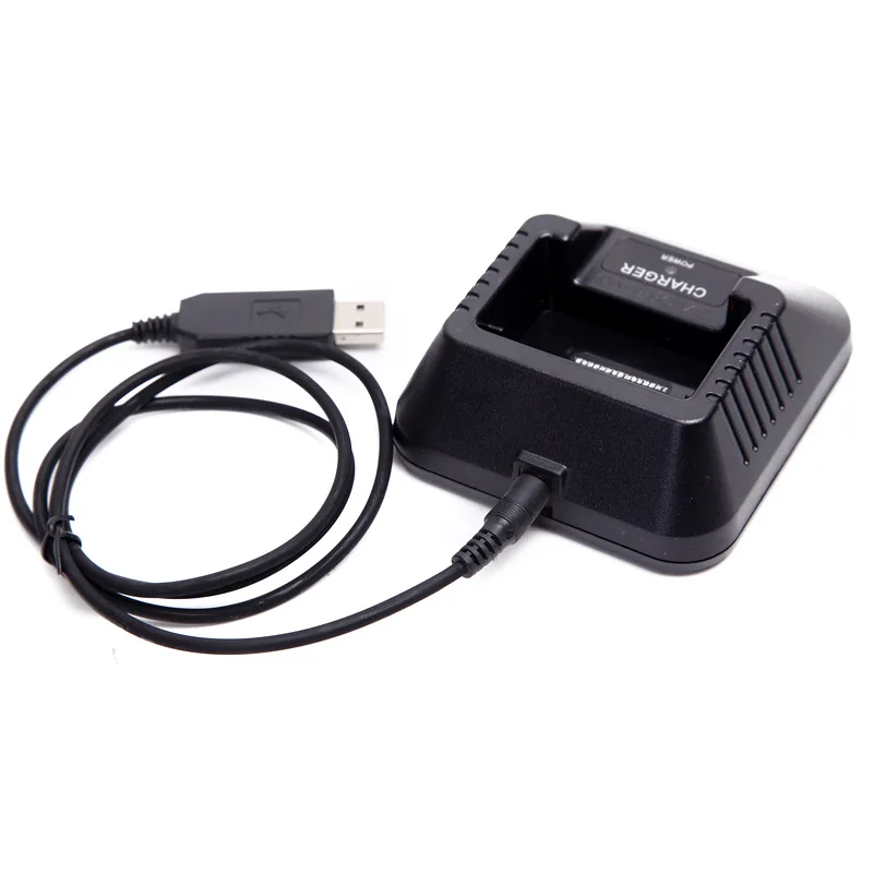 

for Baofeng UV 5R USB Desktop Battery Charger For Uv-5r 5re Parts Tabletop Li-Ion Charge cb radio Walkie Talkie Accessories
