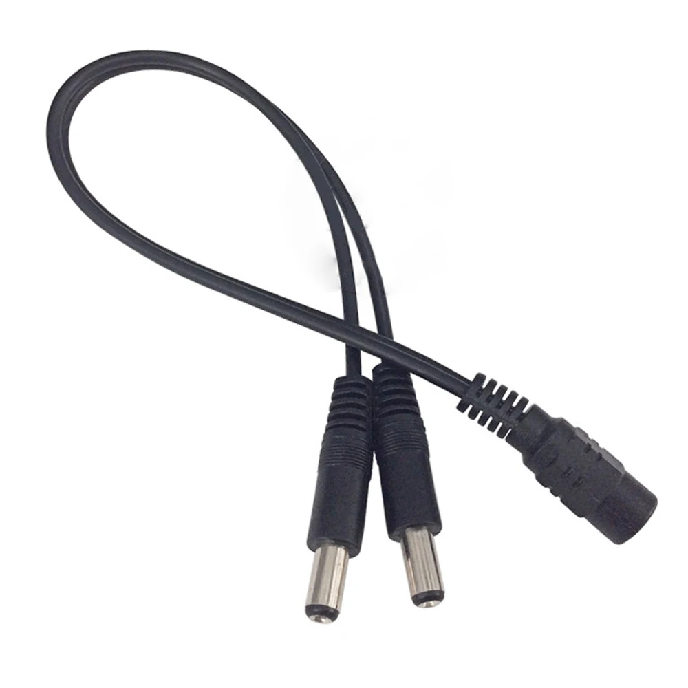 

2 in 1 POE CCTV Security IP Camera Cable DC 1 to 2 Power Splitter Cable Cord 1 Female to 2 Male Wire for CCTV Security Camera