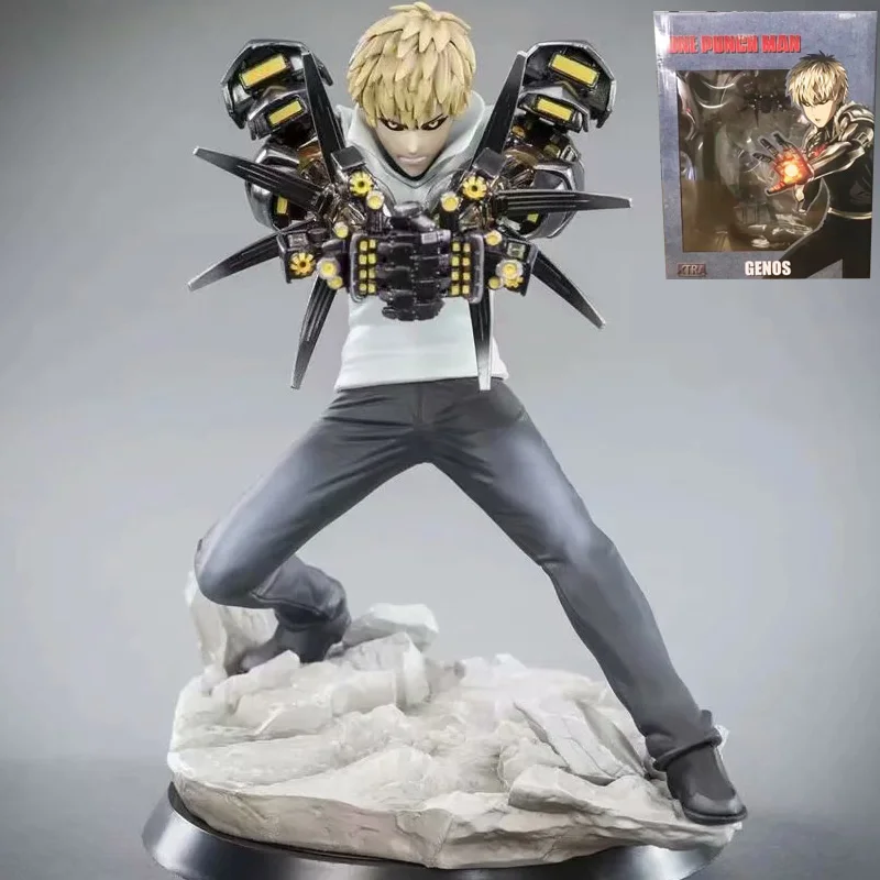 15 см аниме Genos ONE PUNCH MAN ПВХ фигурки героев игрушки Аниме Фигурки для детей