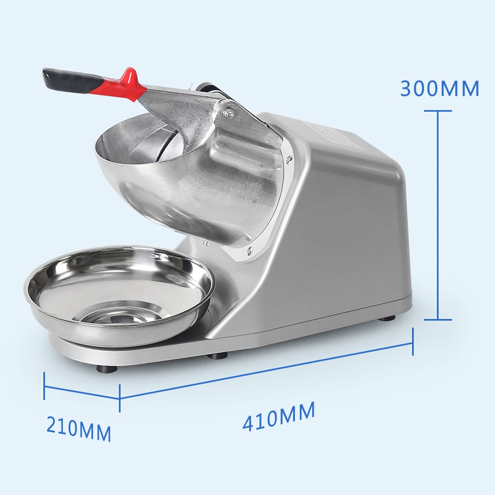 Professional Ice Crusher Ice Electric Shaver Snow Cone Maker Ice Cream Dessert and Cocktails For Commercial Home Use Summer Use