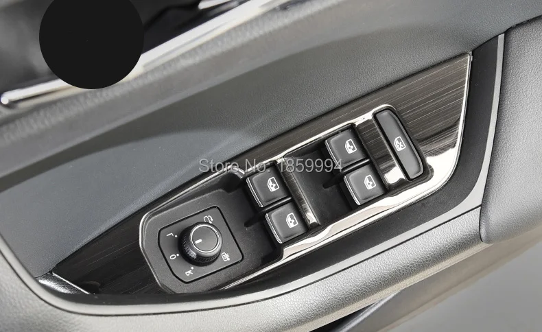 Для 2018 2019 2020 skoda kodiaq LHD хромированная панель переключателя интерьера двери окна