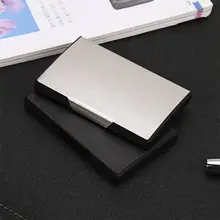 Стальной PU бизнес-Папка Держатель для карт с матовой поверхностью