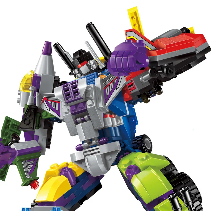 

Transformation Deformation Robot Model Diy Building Blocks Compatible Legoingly technic 6-in-1 Bricks Set Toys for Children Gift