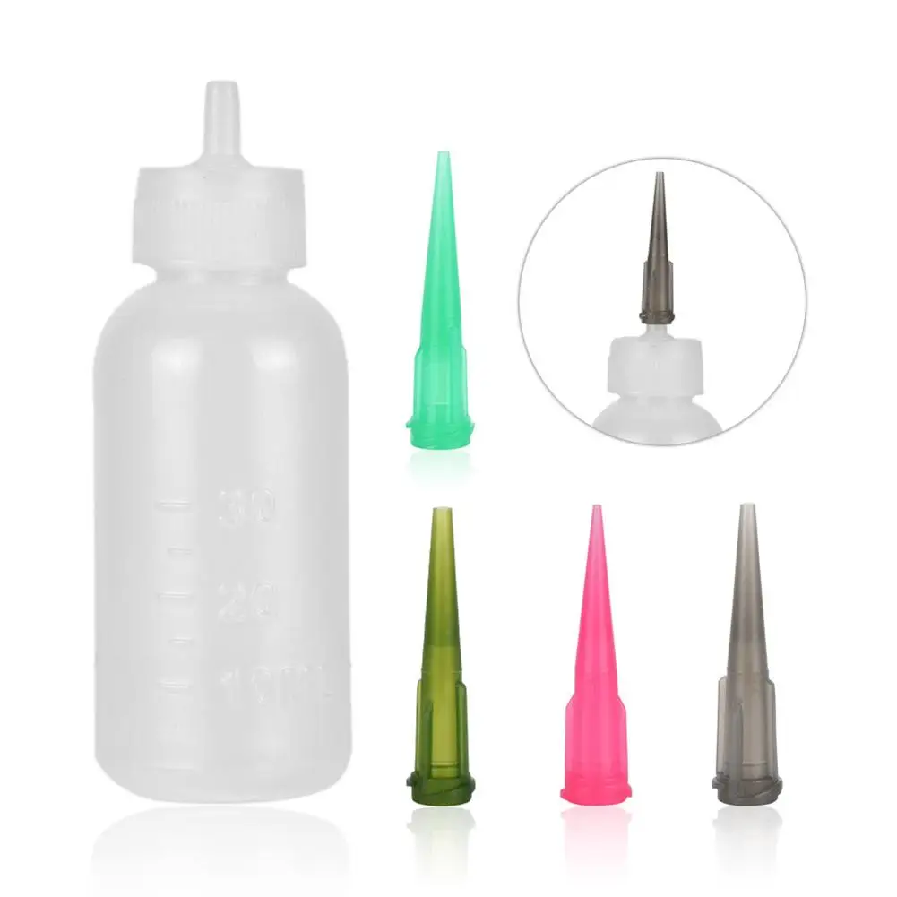 

Portable 30ml Empty Plastic Squeezable Dropper Nozzles Refillable Bottle Kit Useful