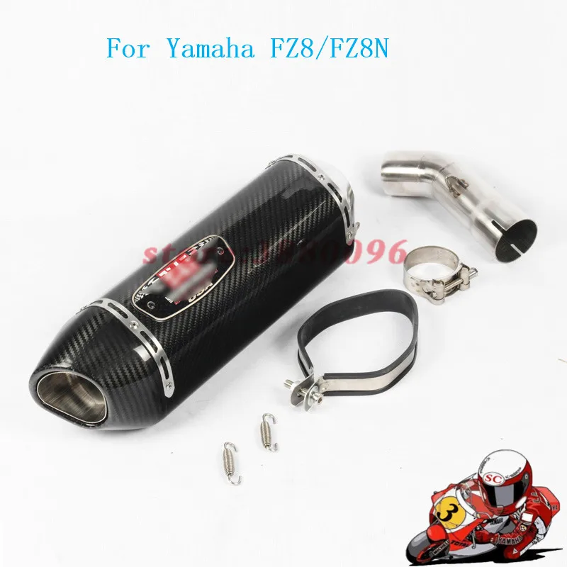 

Motorcycle Full Exhaust System Slip on For Yamaha FZ8 FZ8N Exhaust Muffler Pipe