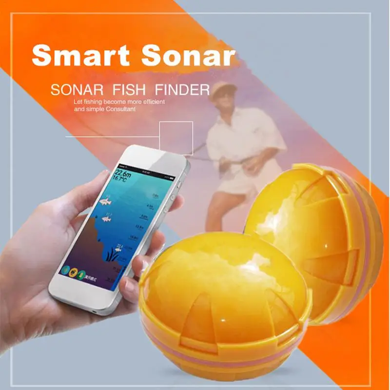 

Sonar Fish Finder Underwater Wireless Bluetooth Detection Control Intelligent Visual HD Detector Smart Sea Lake Fishing Detect