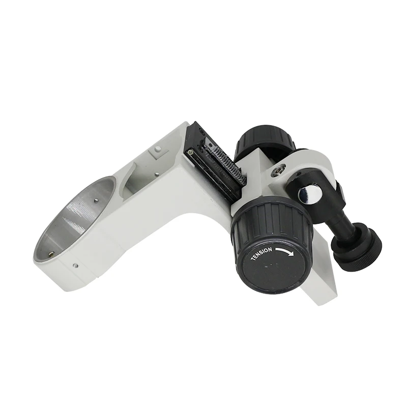 Industrial Adjustment Focus Arm Stereo Microscope Holder E Arm Head Holder Ring Arbor Stand Bracket Diameter 76 mm Accessories
