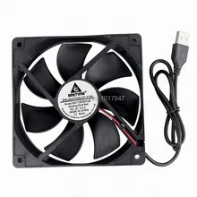 1 шт. Gdstime DC охлаждения Cooler Вентилятор 5 В USB 0.5A 12025 120 мм x 25 12 см мяч PC чехол для компьютера вентиляторы