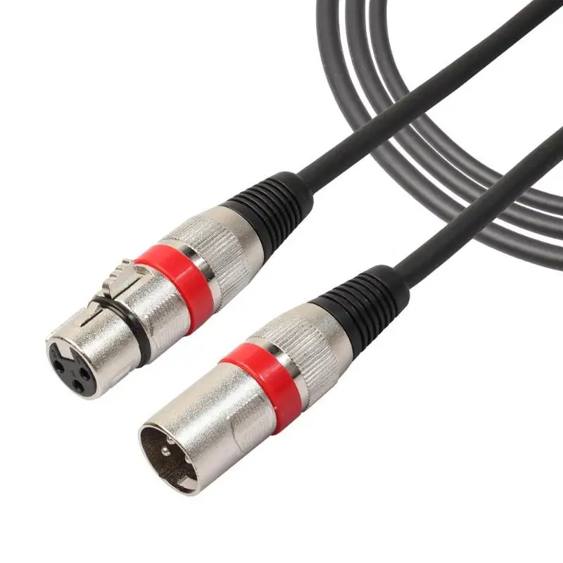 ALLOYSEED 10 шт./лот XLR кабель 3 Pin DMX сценический DJ Кабель Штекерный разъем удлинитель