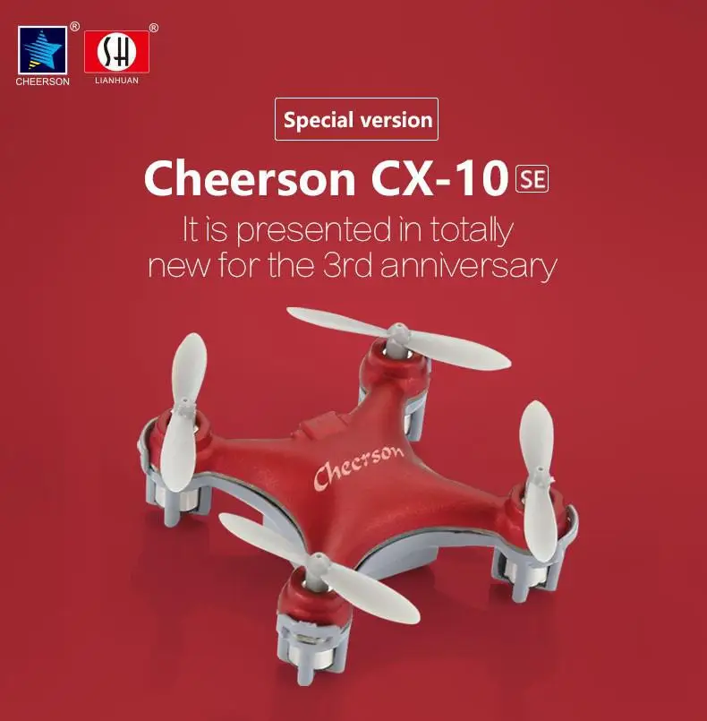 Cheerson CX 10SE мини Дрон Квадрокоптер Карманный с дистанционным управлением детская