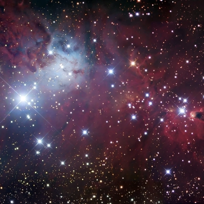 NGC 2264 Cone Nebula Region постер печать (32x23)|Таблички и знаки| |
